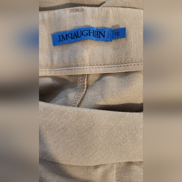 Women's J.Mclaughlin Beige Deanne Pants size 10 - Picture 2 of 7